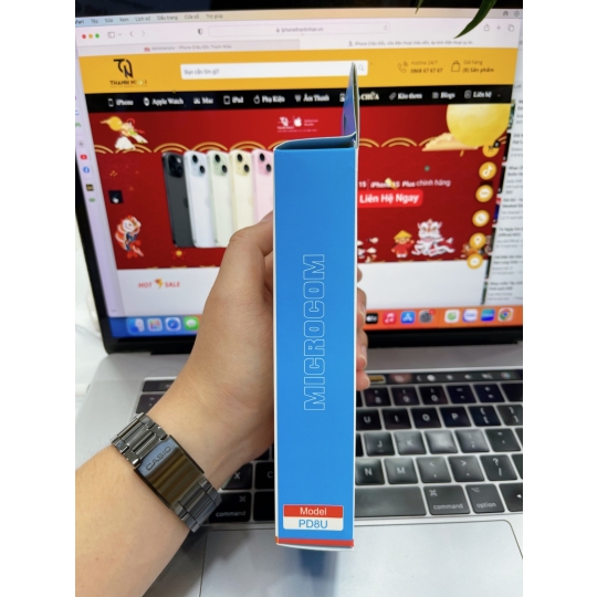 Hình ảnh Cốc Sạc MICROCOM Chính Hãng 20W 2