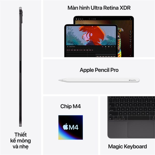 Hình ảnh IPad Pro M4 13 Inch Wifi 1TB - Chính Hãng Apple 14
