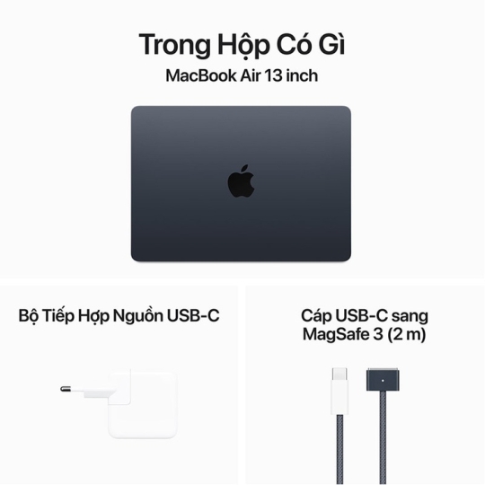 Hình ảnh Macbook Air M3 15 2024 8CPU 10GPU/16GB/512GB - Chính Hãng Apple 4