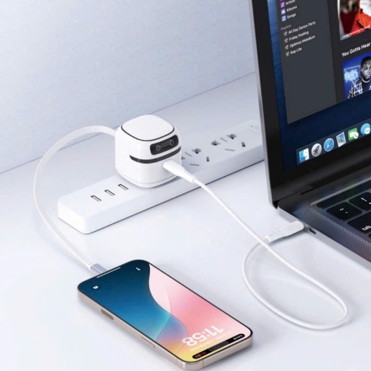 Hình ảnh CỐC SẠC WIWU 65W KÈM DÂY TYPE-C CUTE GAN FAST CHARGER WI-U037 1